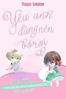 Bìa truyện Yêu Anh Đừng Nên Bỏ Rơi Anh