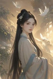 Tranh Mỹ Nhân - Tỉ Hạc